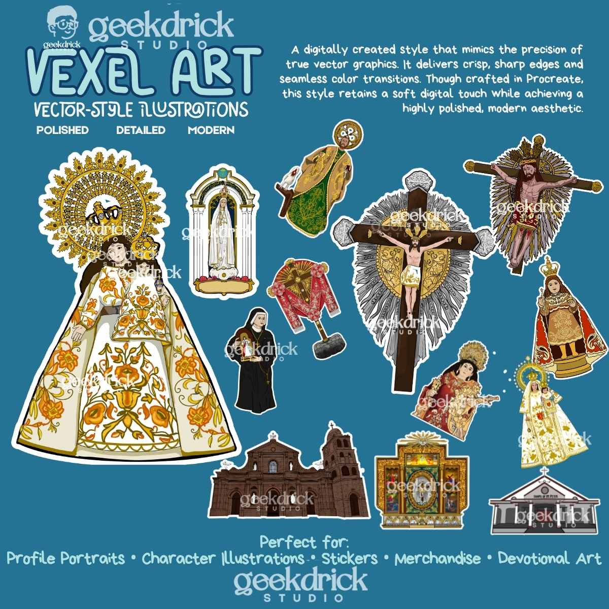 VECTOR STYLE ART -Digital Art Commission