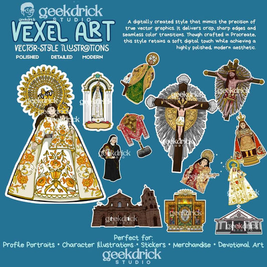 VECTOR STYLE ART -Digital Art Commission